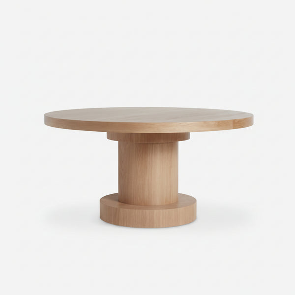Canberra Solid Wood Round Dining Table Set- All Sizes
