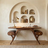 Canillo Solid Wood Study Table