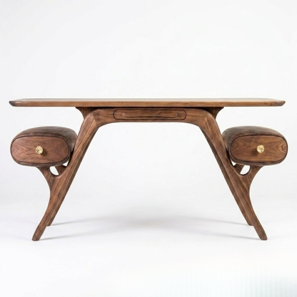 Canillo Solid Wood Study Table