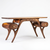 Canillo Solid Wood Study Table
