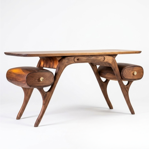 Canillo Solid Wood Study Table