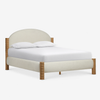 Cardiff Solid Wood Upholstered Bed-All Sizes
