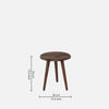 Carinish Sheesham Wood Side Table Set of 3