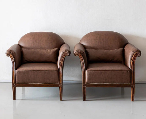 Carmel Leather 1 Seater Sofa