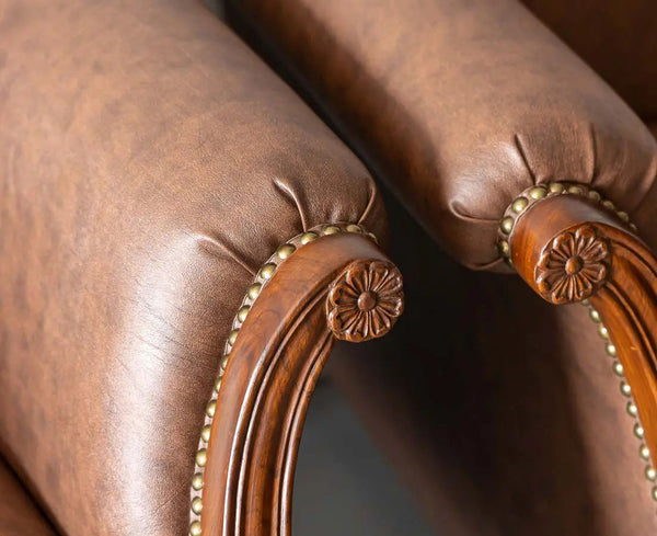 Carmel Leather 1 Seater Sofa