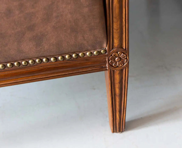 Carmel Leather 1 Seater Sofa