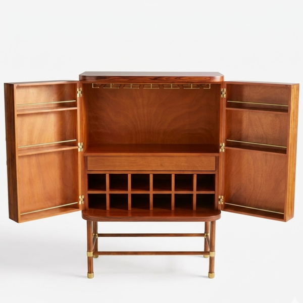 Cary Solid Wood Bar Cabinet