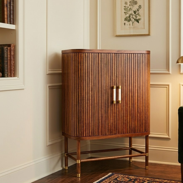 Cary Solid Wood Bar Cabinet