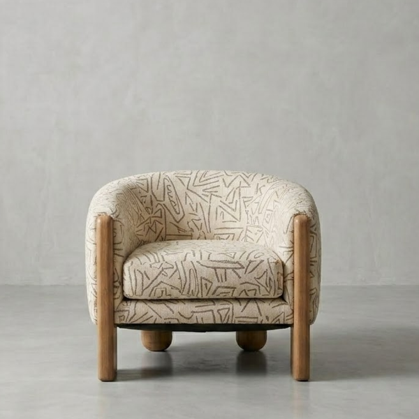 Casar Fabric Upholstered Accent Chair