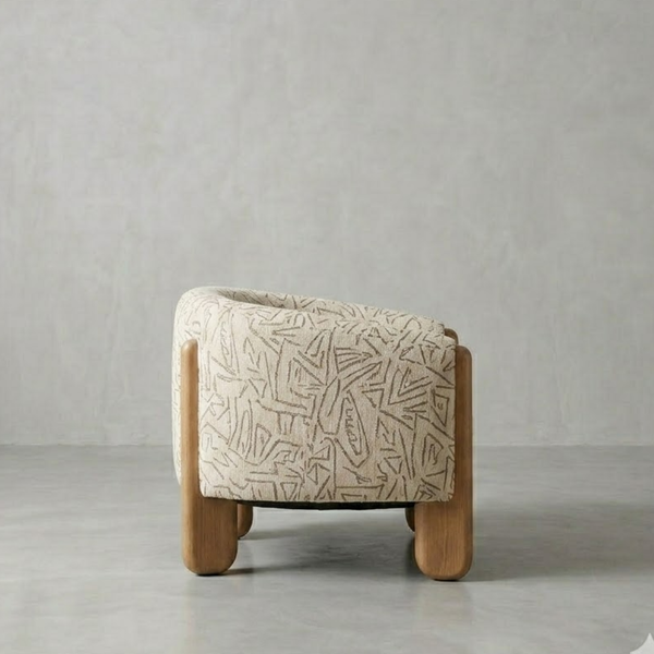 Casar Fabric Upholstered Accent Chair