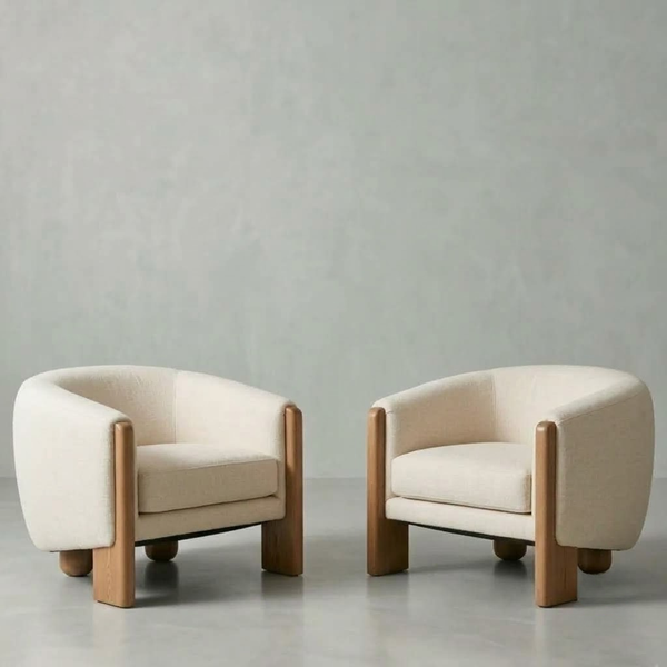 Casar Fabric Upholstered Accent Chair