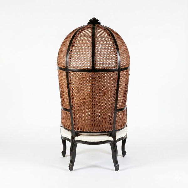 Cayenne Solid Wood Rattan Wing Chair