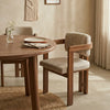 Celine Designer Teak Wood Dining Chair