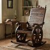 Ceres Sheesham Wood Rocking Chair in Provincial Teak Finish