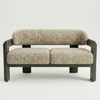 Cetinje Solid Wood Love Seat Sofa