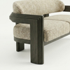 Cetinje Solid Wood Love Seat Sofa