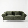 Chelsea velvet fabric 2 Seater Sofa