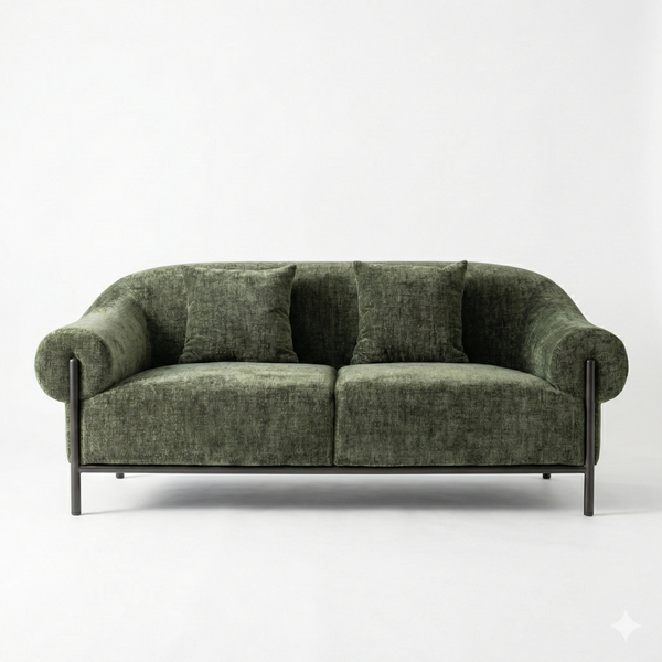 Chelsea velvet fabric 2 Seater Sofa