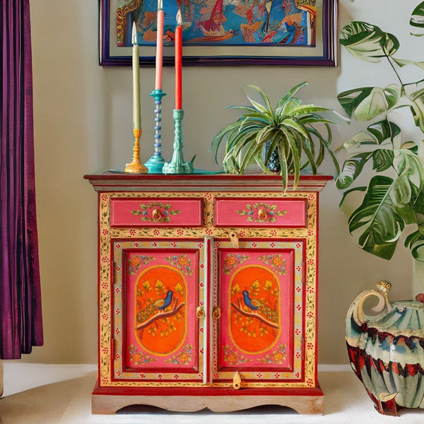 Churu Hand Painted Cabinet