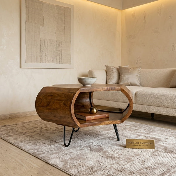 Cica Solid Wood Coffee Table - READY TO SHIP
