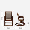 Citrusdal Sheesham Wood Rocking Chair in Provincial Teak Finish