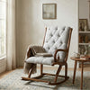 Clanwilliam Solid Wood Rocking Chair in Natural Finish