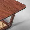 Clarksville Rattan Sheesham Wood Coffee Table
