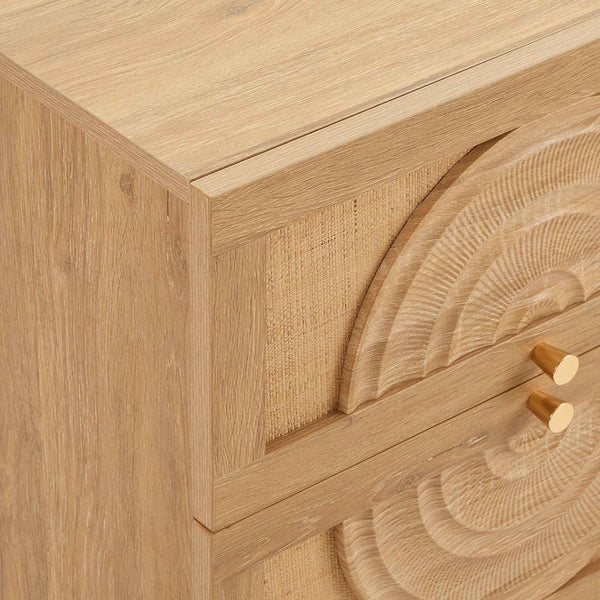 Coimbra Rattan Bed Side Table With Drawer