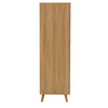 Coimbra Solid Wood 2 Door Rattan Wardrobe