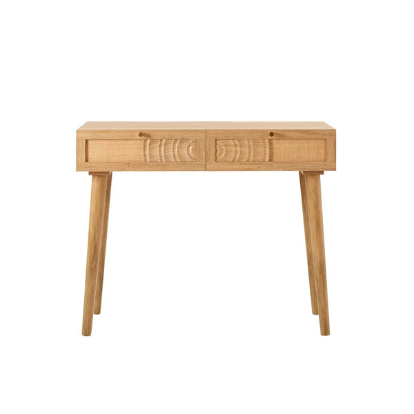 Coimbra Solid Wood Rattan Dressing Table