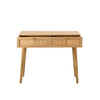 Coimbra Solid Wood Rattan Dressing Table