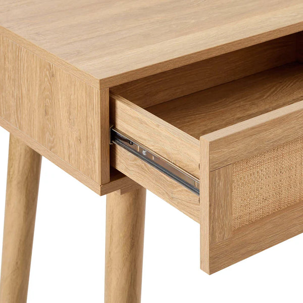Coimbra Solid Wood Rattan Dressing Table