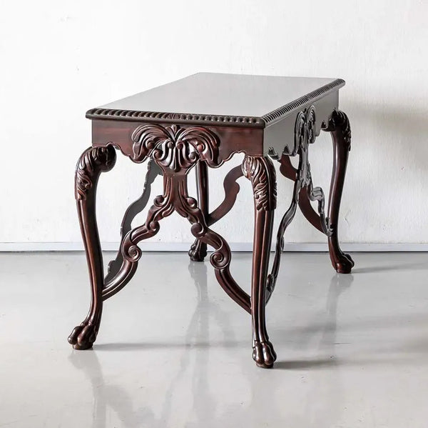 Coleraine Rosewood Centre Table With Carved Floral Design