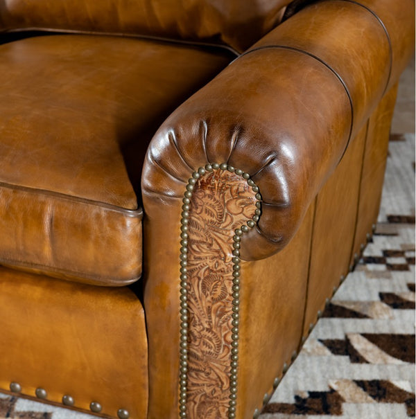 Cologne 3 Seater Leather Sofa