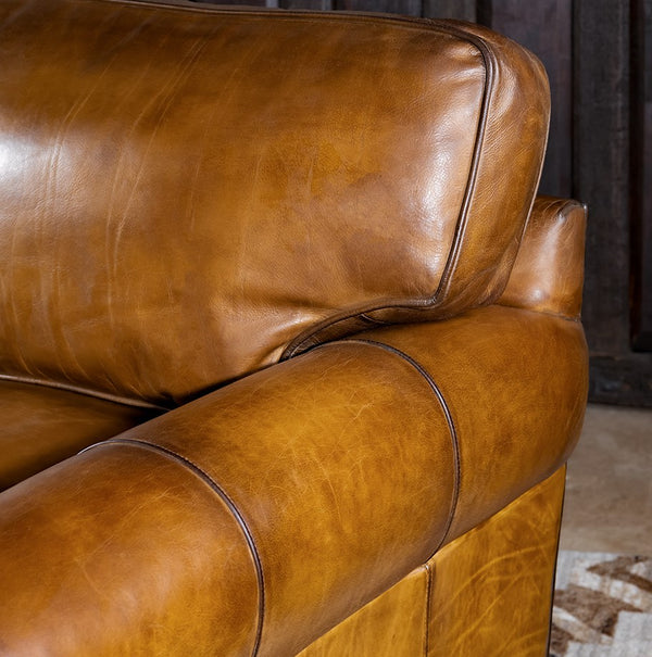 Cologne 3 Seater Leather Sofa