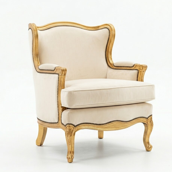 Coronel Solid Wood 1 Seater Sofa 