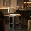 Covilha Modern Wooden Bar Chair (Single Chair)
