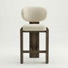 Covilha Modern Wooden Bar Chair (Single Chair)