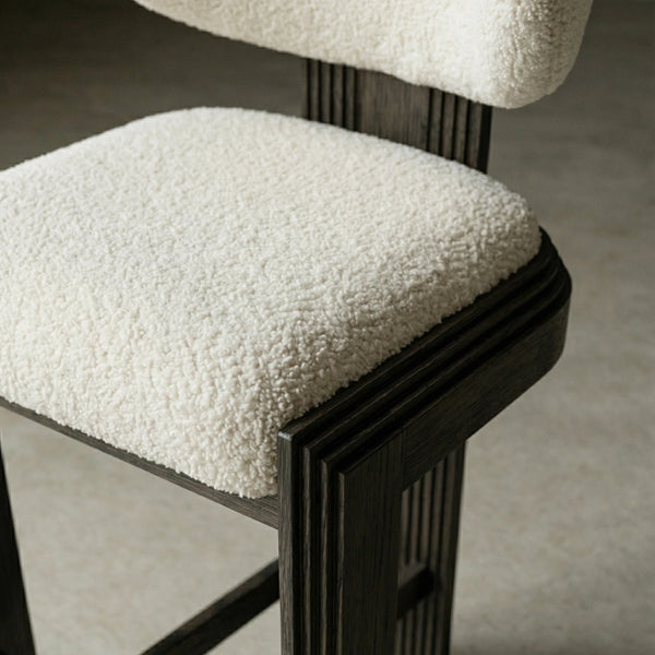 Covilha Modern Wooden Bar Chair (Single Chair)