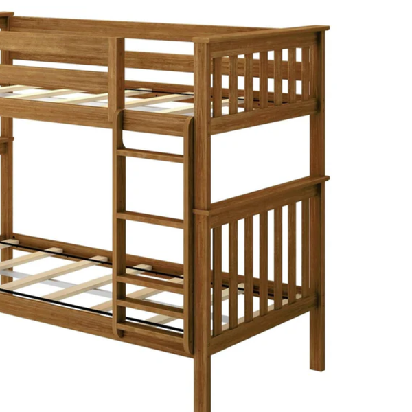 Cozy CanopyBunk Bed In Natural Finish