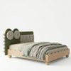 Crocodina Solid Wood Kids Soft Bed