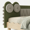 Crocodina Solid Wood Kids Soft Bed