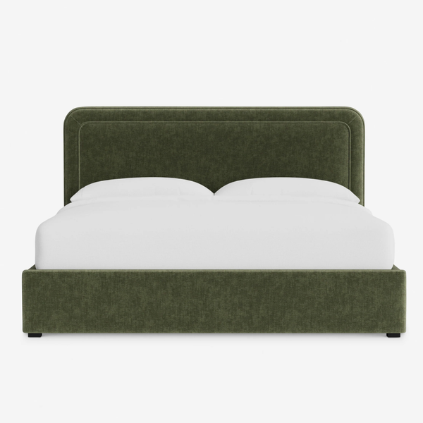 Croydon Velvet Upholstered Storage Bed- All Sizes