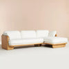 Cruse Solid Wood Sectional Couch