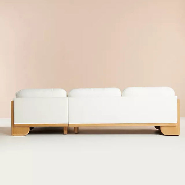 Cruse Solid Wood Sectional Couch