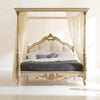 Curitiba Solid Wood Upholstered Poster Bed