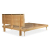 Contemporary Solid Wood Bed In Natural Finish - All Sizes