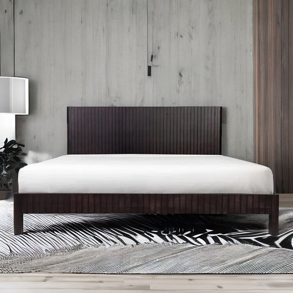 double wood bed frame