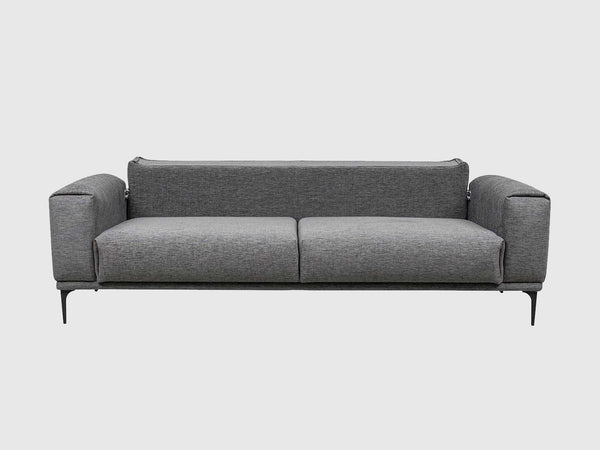 Modern Three Seater Grey Sofa | Living Room & Bedroom