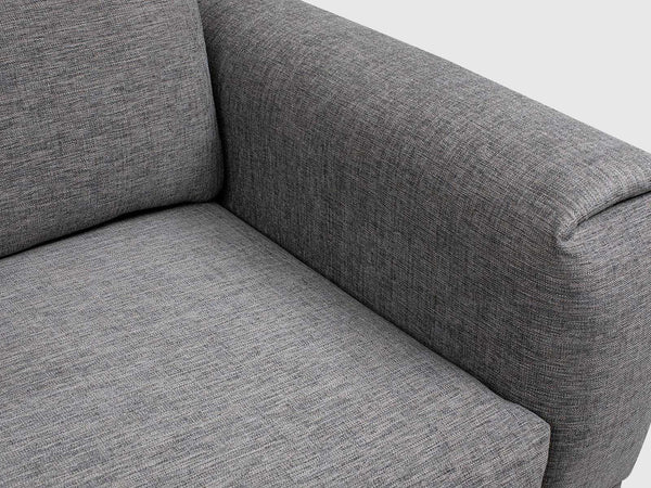 Modern Three Seater Grey Sofa | Living Room & Bedroom